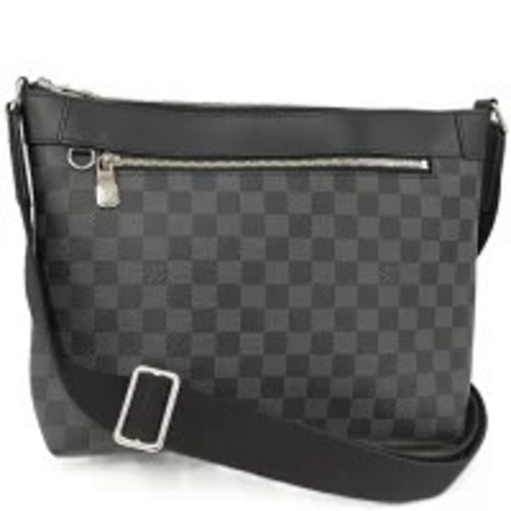 LOUIS VUITTON Shoulder Bag Mick Black Damier Graphite Black